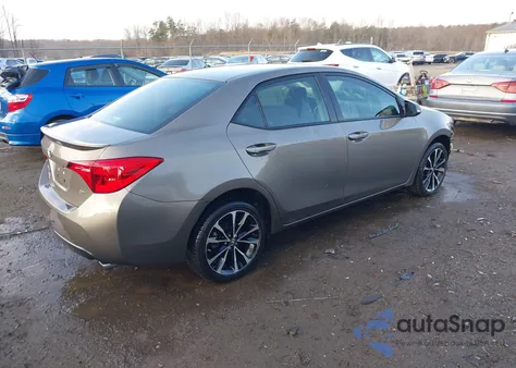 2017 Toyota Corolla Se z USA, uszkodzony, nr VIN 2T1BURHE4HC814784